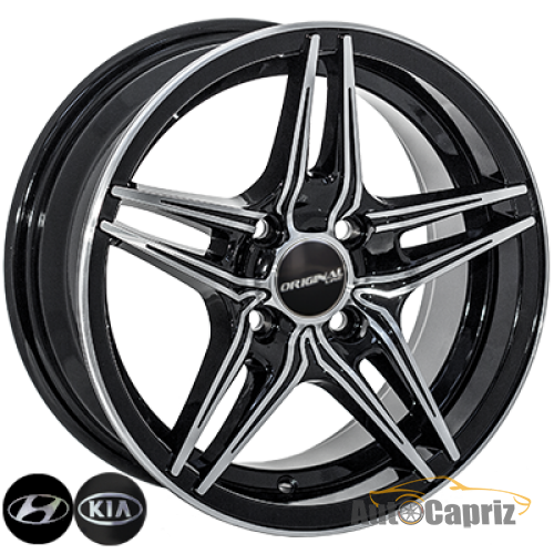 Диски Allante 1054 BF R14 W6.0 PCD4x100 ET35 DIA67.1